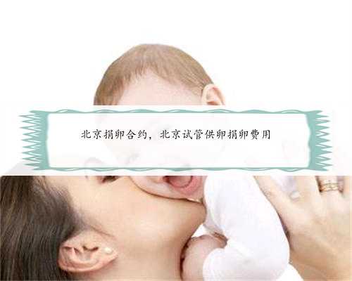 北京捐卵合约，北京试管供卵捐卵费用