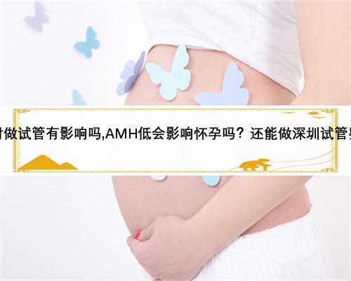 amh低对做试管有影响吗,AMH低会影响怀孕吗？还能做深圳试管婴儿吗？
